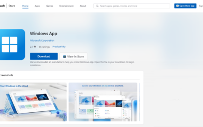 Increase Productivity with the Microsoft Windows App