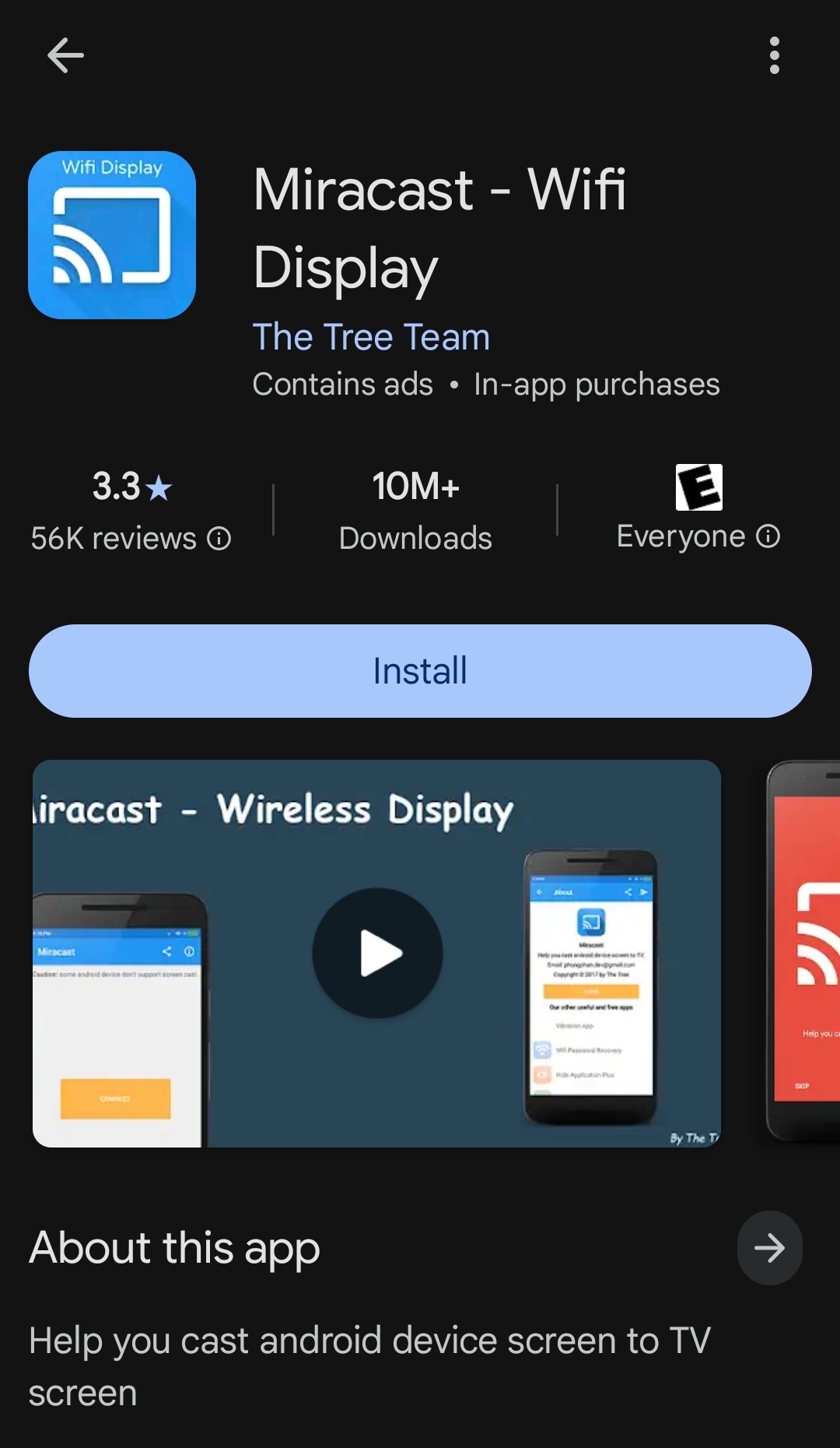Miracast Screenshot